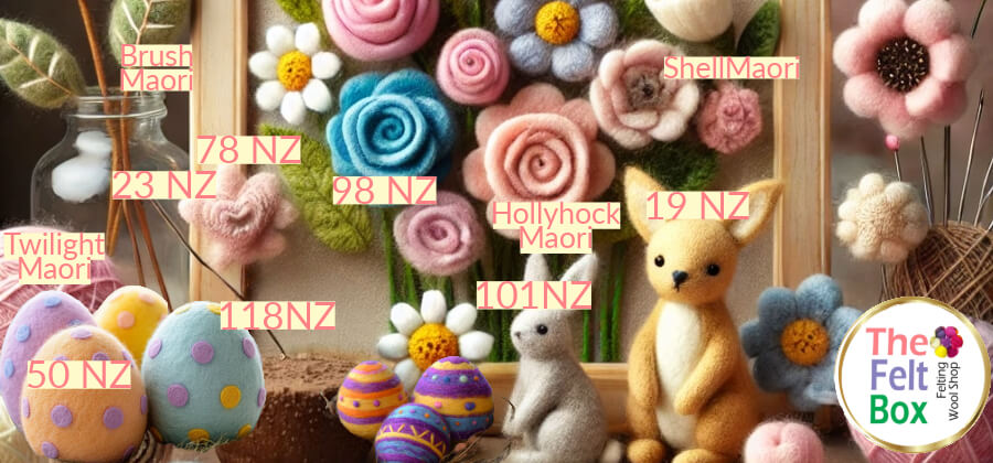 Needle Felting Ideas & Supplies | The Felt Box February Newsletter