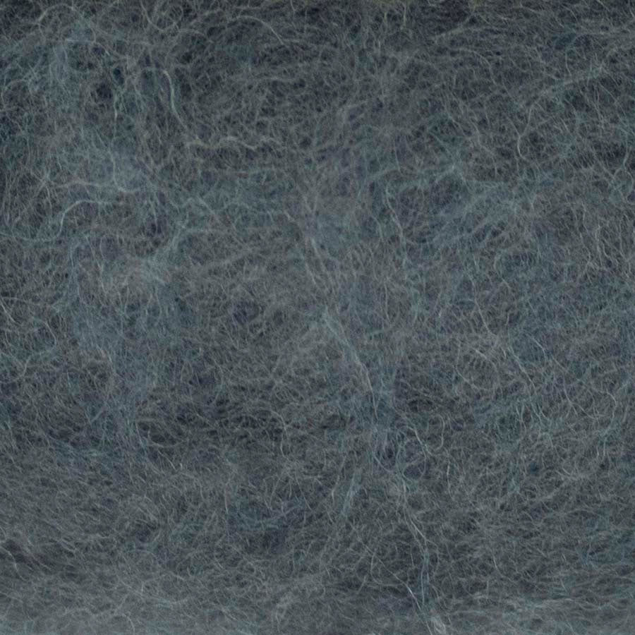 Carded NZ Wool For Needle Felting Batts - Granite Grey #10