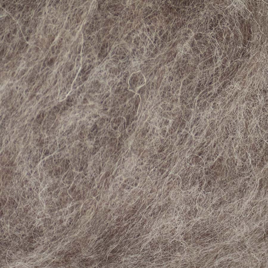 Carded NZ Wool For Needle Felting Batts -Mottled Brown #103
