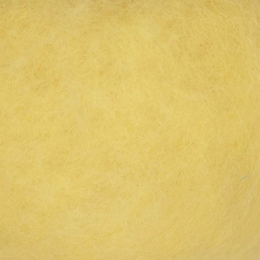 Carded NZ Wool For Needle Felting Batts - Sunshine #104