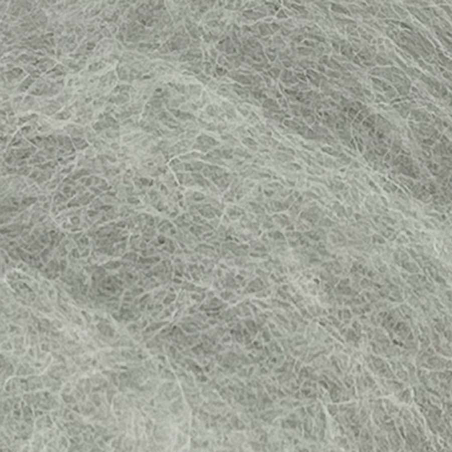Carded NZ Wool For Needle Felting Batts - Silver Grey #11