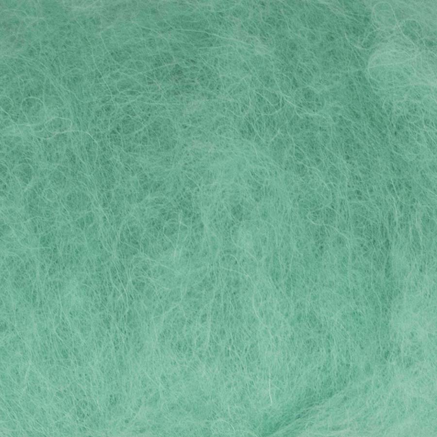 Carded NZ Wool For Needle Felting Batts - Magic Mint #116