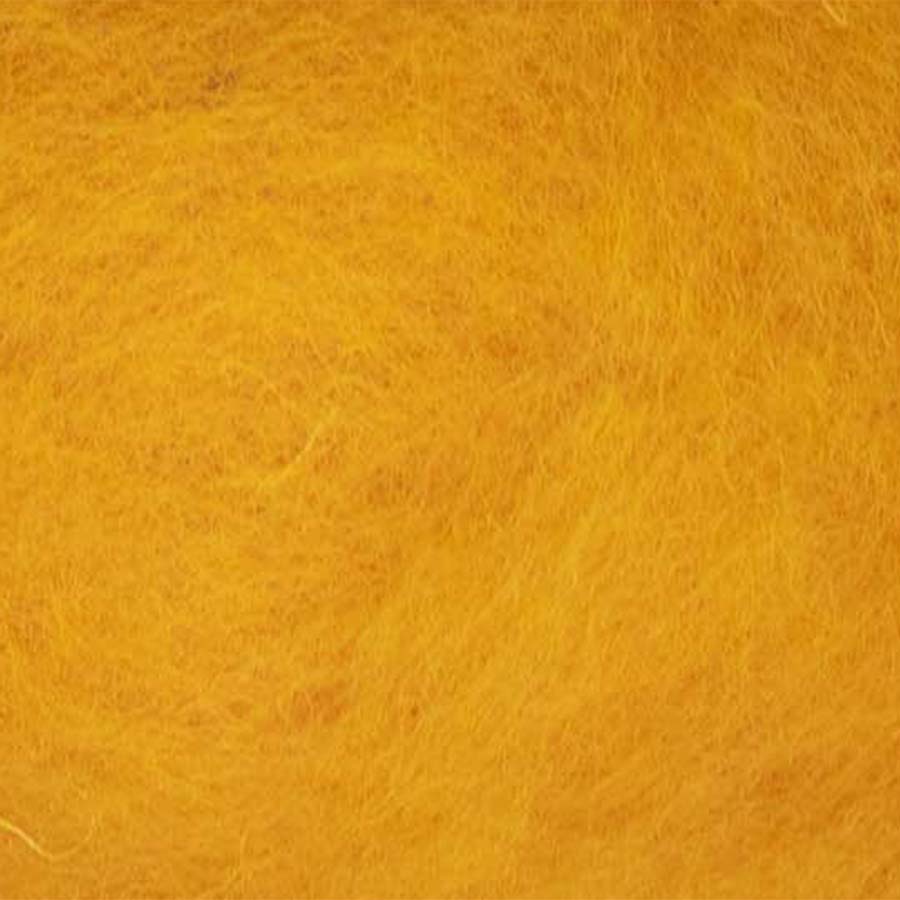 Carded NZ Wool For Needle Felting Batts - Curry #13