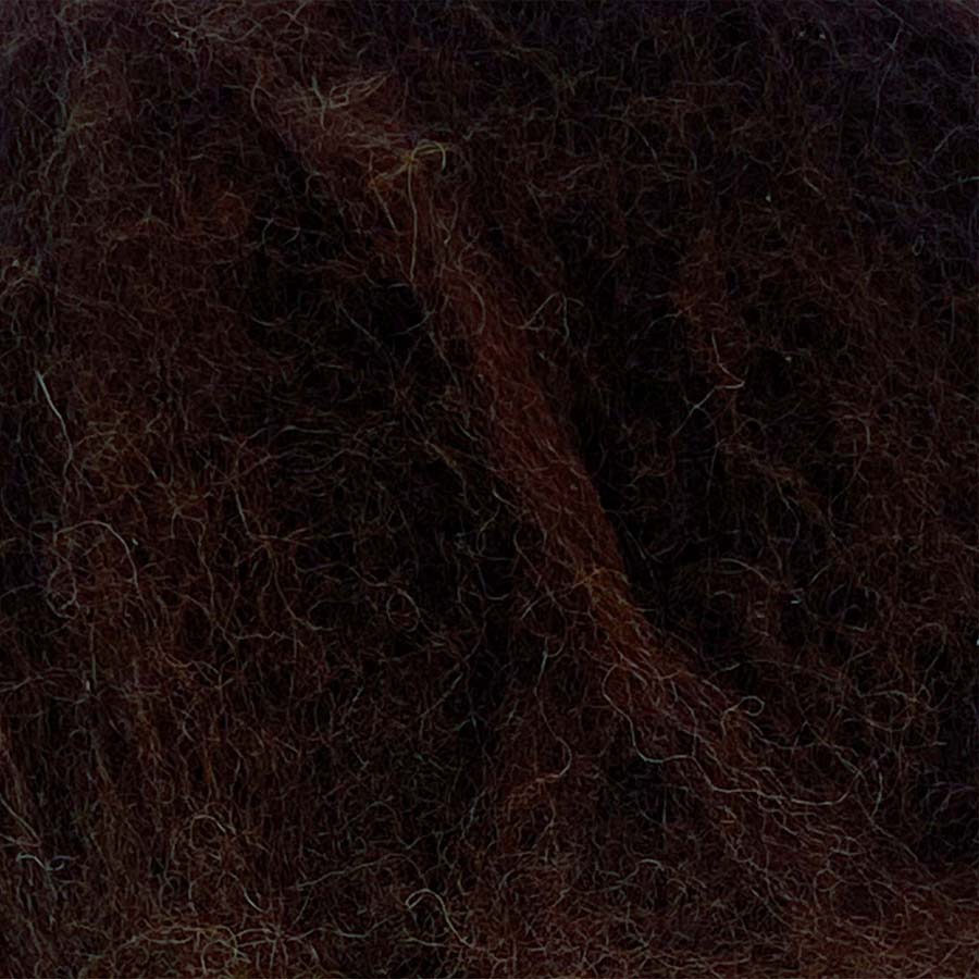 Carded NZ Wool For Needle Felting Batts - Dark Bordo  #44