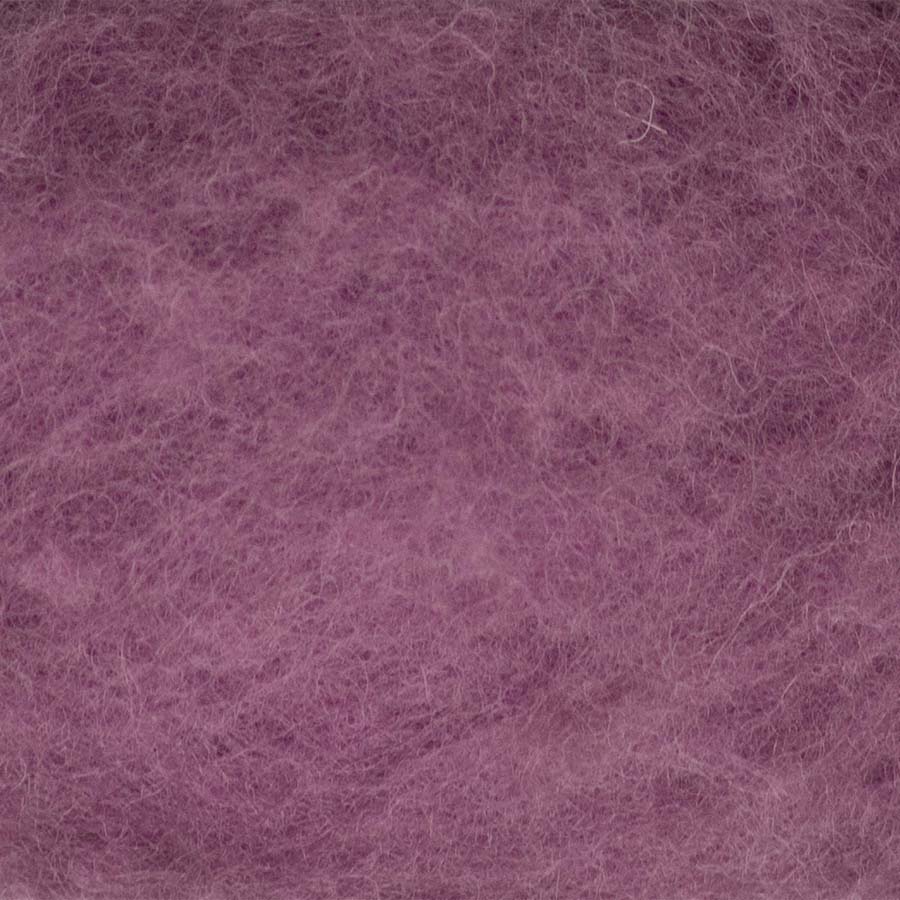 Carded NZ Wool For Needle Felting Batts - Amethyst #51