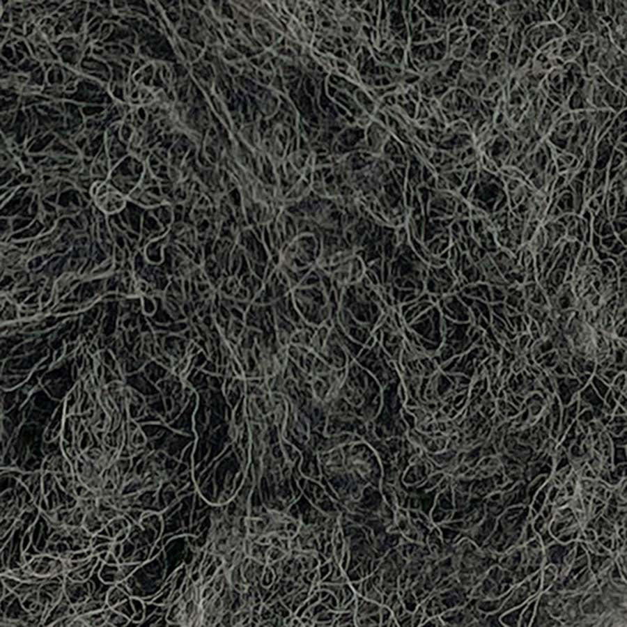 Carded NZ Wool For Needle Felting Batts - Charcoal 1 #06
