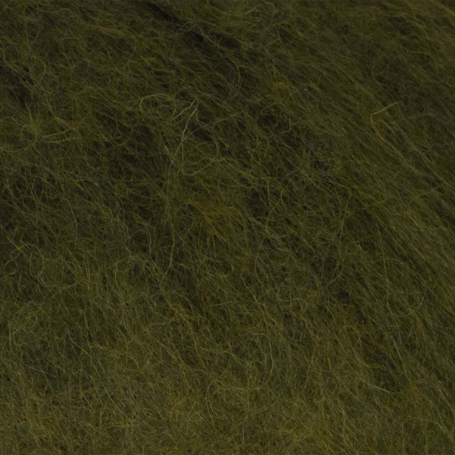 Carded NZ Wool For Needle Felting Batts - Army #70