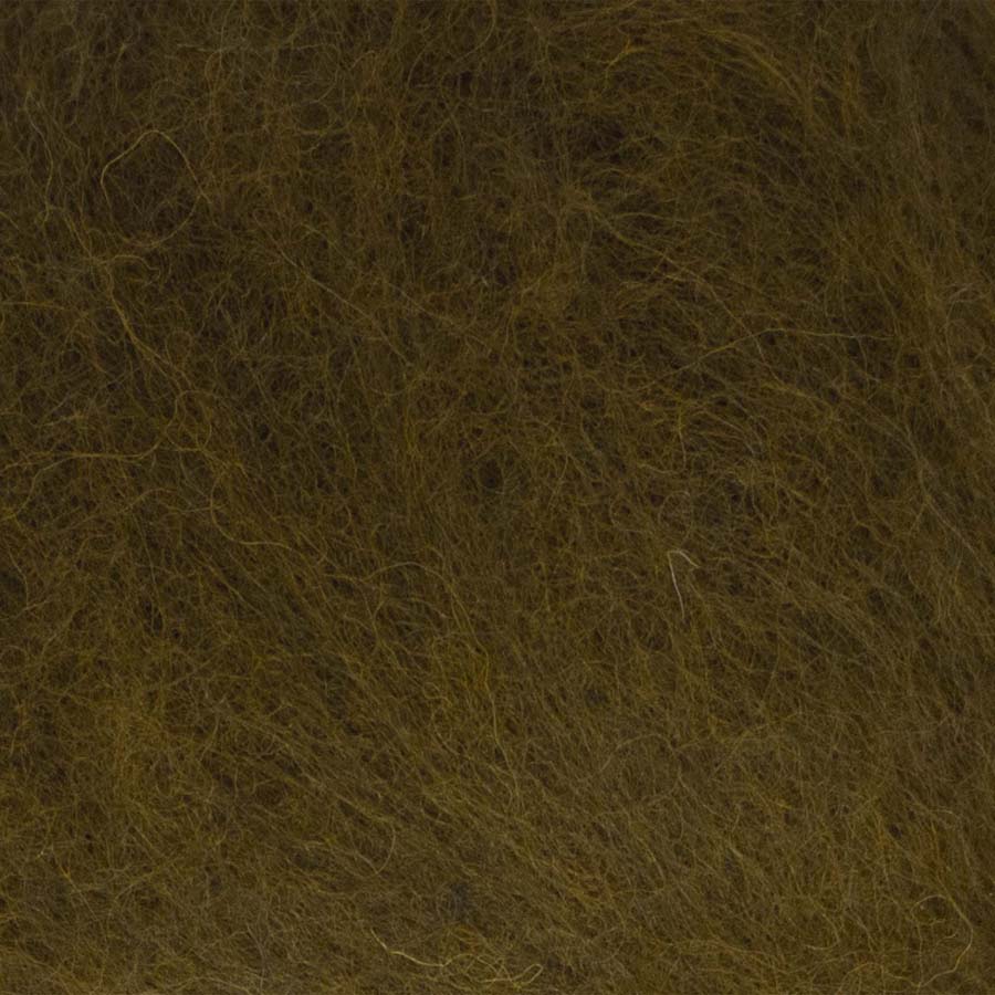 Carded NZ Wool For Needle Felting Batts - Khaki #71