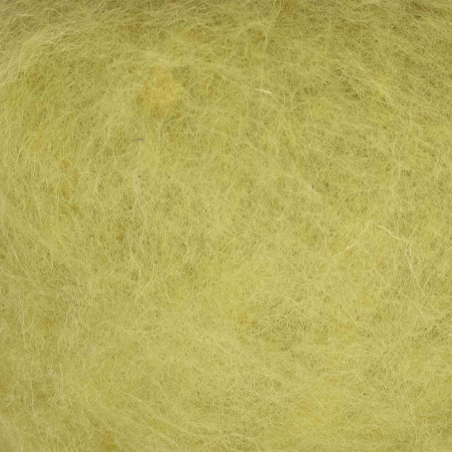 Carded NZ Wool For Needle Felting Batts - Pear Green #75