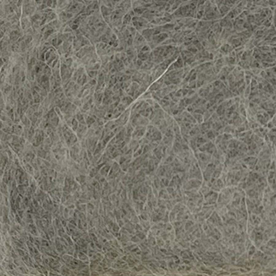 Carded NZ Wool For Needle Felting Batts - Mid Grey #09