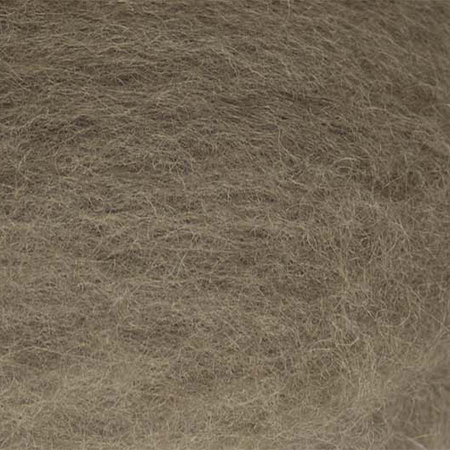 Carded Felt Wool Needle Felting Carded Batt Beige Brown Mink Maori DHG Ash