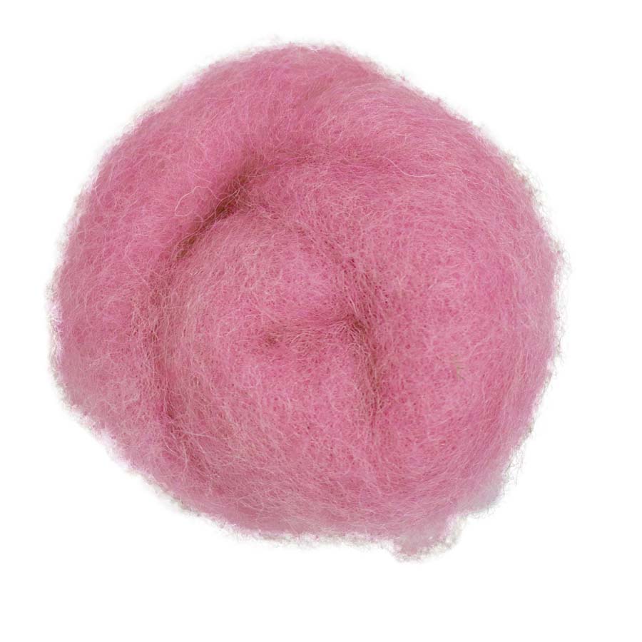 Carded Maori Wool Needle Felting DHG Batting Single Colours Batts 20g