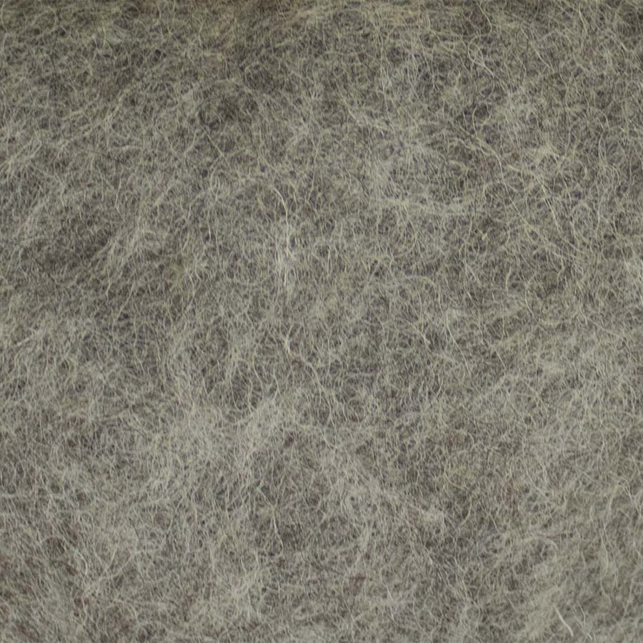 Carded Felt Needle Felting Wool Batt Bergschaf Natural Grey DHG 20 - 500g