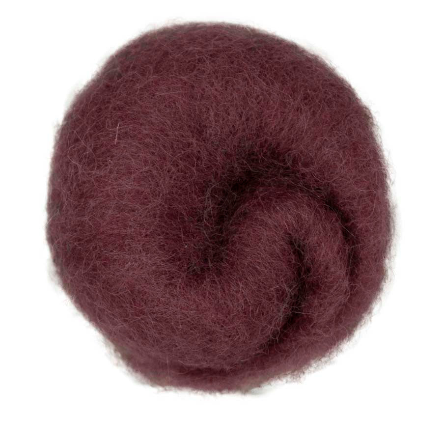 Carded Maori Wool Needle Felting DHG Batting Single Colours Batts 20g
