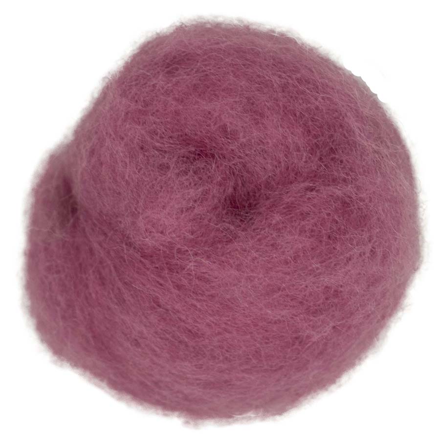 Carded Maori Wool Needle Felting DHG Batting Single Colours Batts 20g
