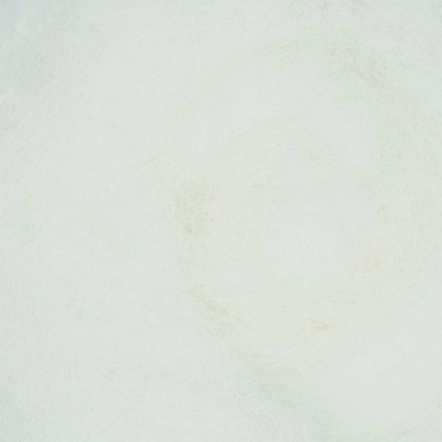 Carded Felt Wool Needle Felting Carded Batt White Maori DHG Snow