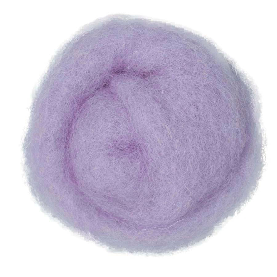 Carded Maori Wool Needle Felting DHG Batting Single Colours Batts 20g