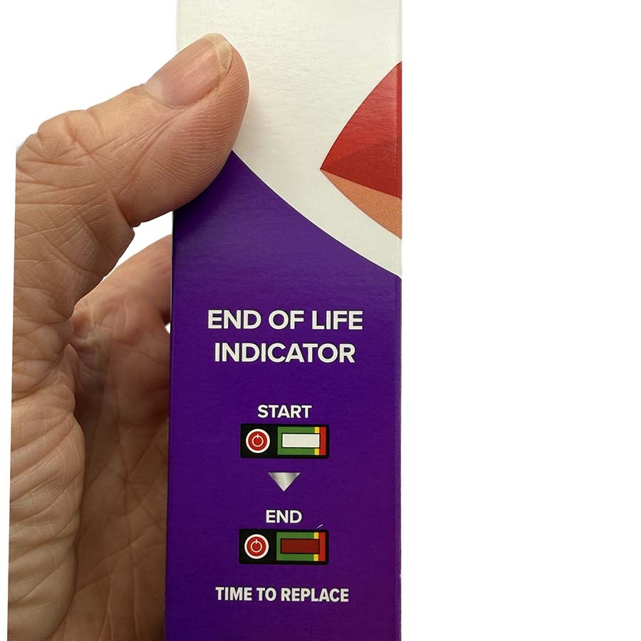 Acana moth trap end of life indicator showing when to replace | The Felt Box