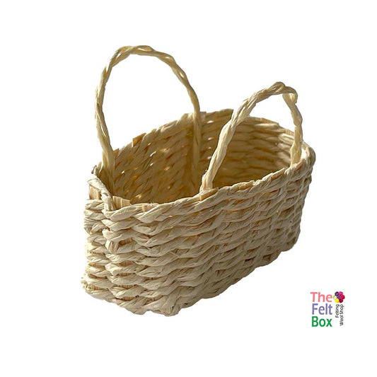 Basket Toy Miniature Accessory 4 cm