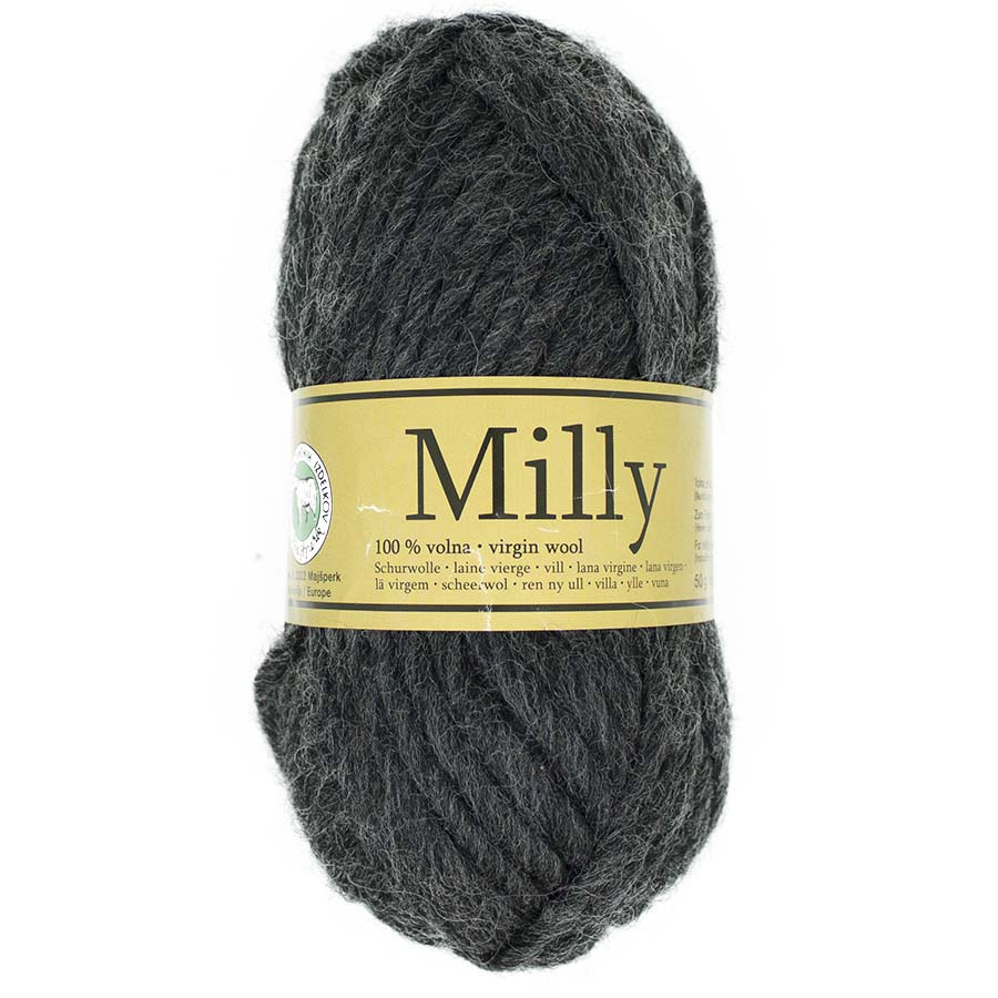 Light Chunky Yarn Milly  Pure Wool Knit and Felt 50 g