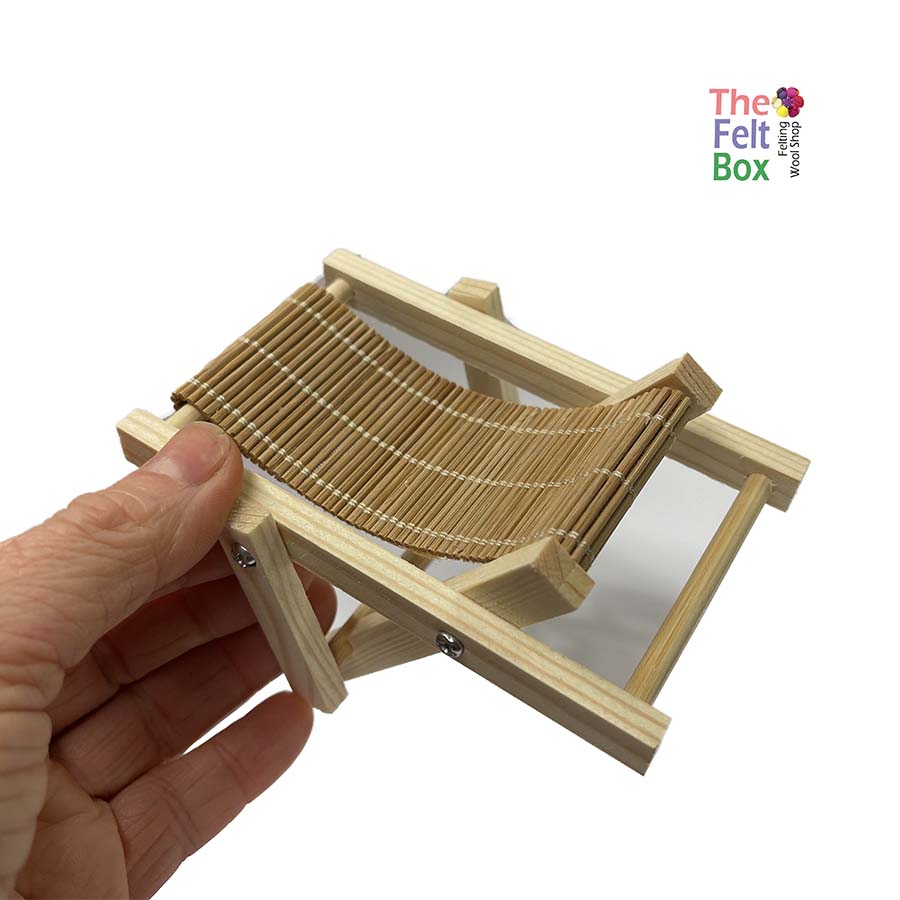 Deck Chair Wooden Toy Accessory Miniature 65mm