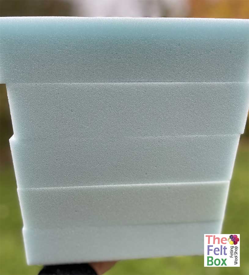 Needle Felting Pad High Density Sponge Foam Mat Felting Surface 3D Tools 20 20 5 cm