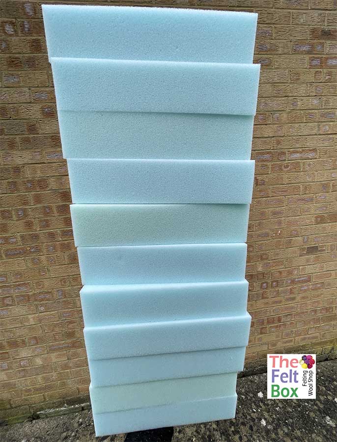 Needle Felting Pad High Density Sponge Foam Mat Felting Surface 3D Tools 20 20 5 cm