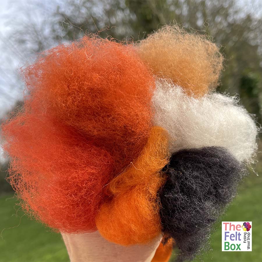 Felting Wool Set Fox Wool Only NEW (no instructions) 50g