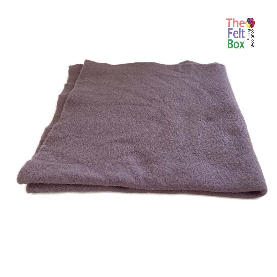 Prefelt Wool Felt Picture Backing Fabric Extra Fine Merino Wool 19 microns Dusky Lilac Sea Mist