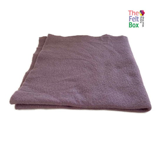 Prefelt Wool Felt Picture Backing Fabric Extra Fine Merino Wool 19 microns Dusky Lilac Sea Mist