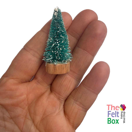 Mini Blue-Green Bottle Brush Christmas Tree – 3 Sizes