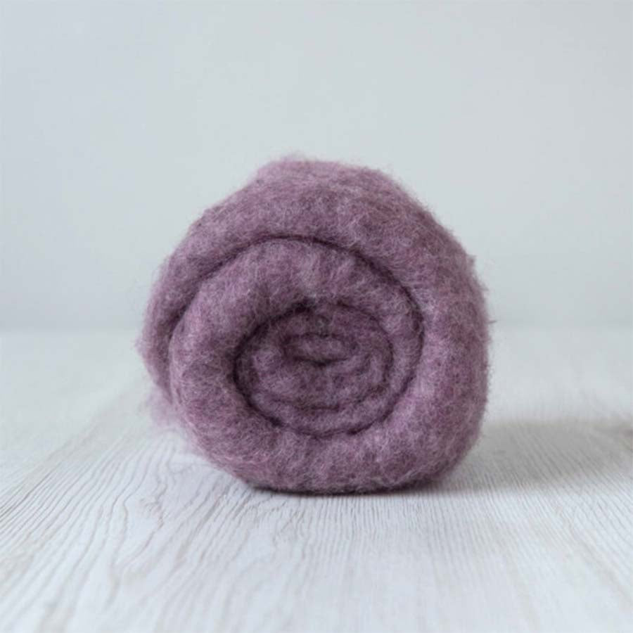 Carded Felt Wool Needle Felting Carded Batt Maori DHG Water Lily