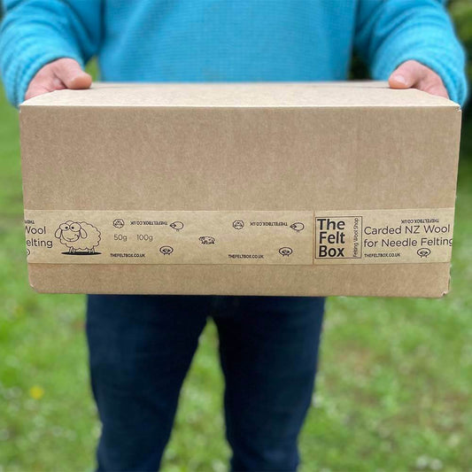 Carded Wool Maori DHG Bumper Pack – 60 Colours | 20g or 100g Batts for Needle & Wet Felting