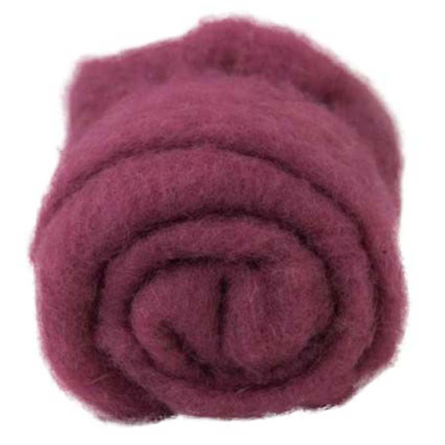 Carded Felt Wool Needle Felting Carded Batt Maori DHG Onion