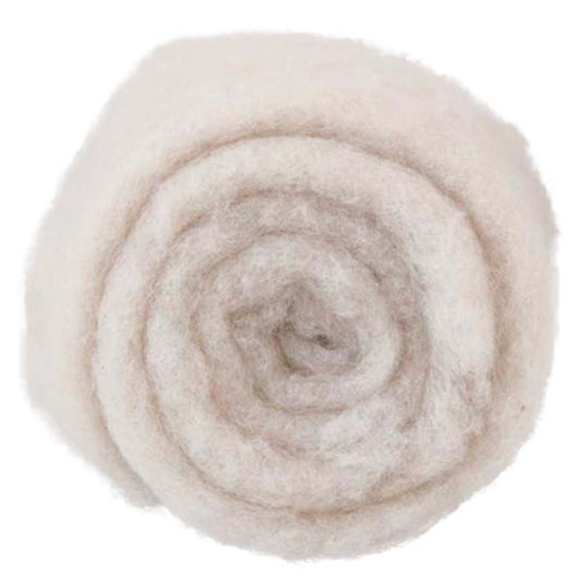 Carded Felt Wool Needle Felting Carded Batt Linen Beige Cream Maori DHG Sand