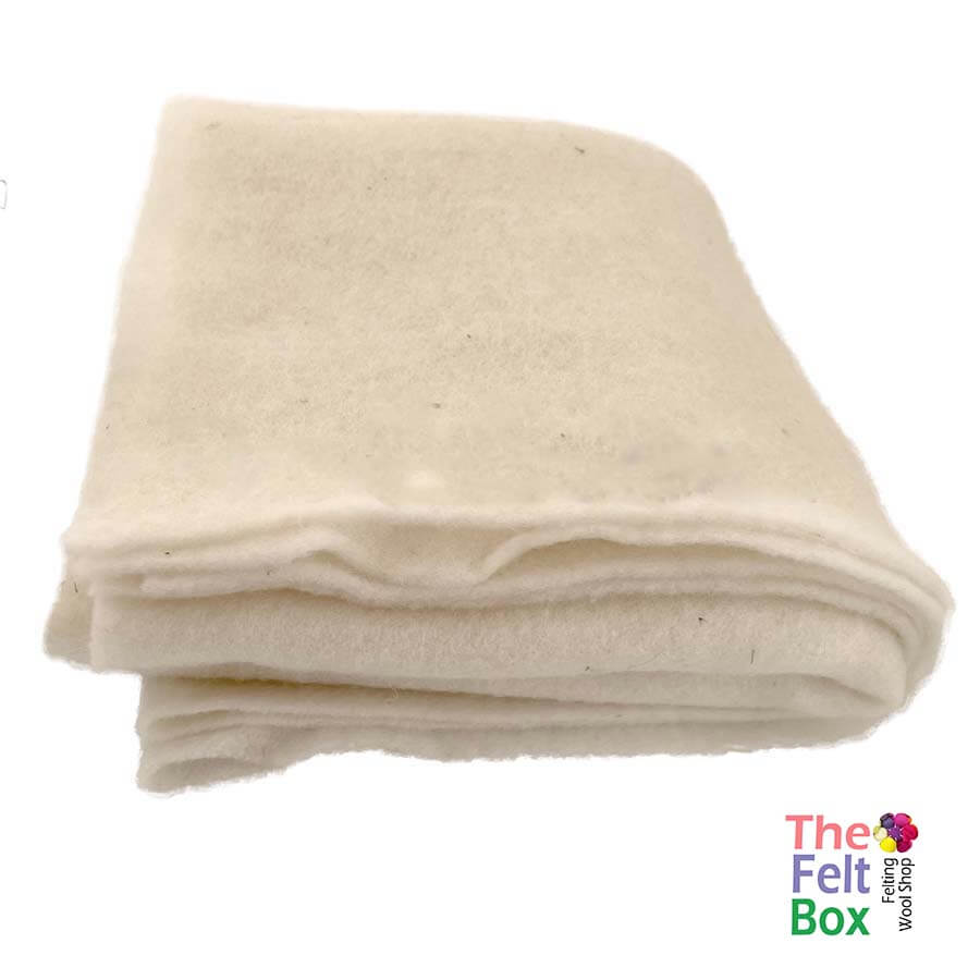 Prefelt Wool Felt Picture Backing Fabric Shetland Natural Cream
