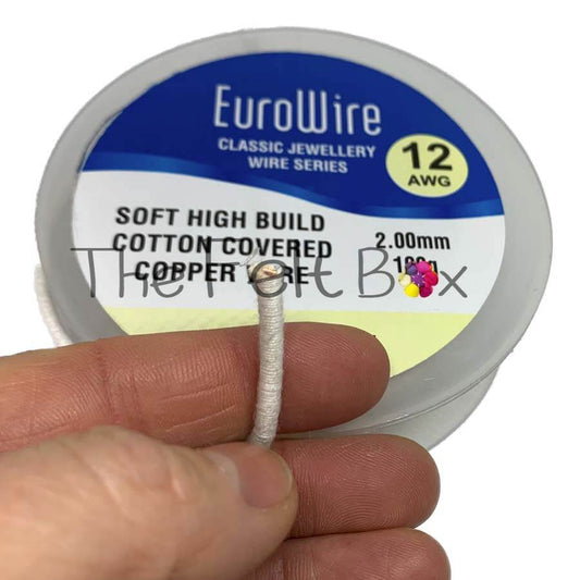 Armature Wire Cotton Covered for Needle Felting Copper Craft Wire 2mm 3m