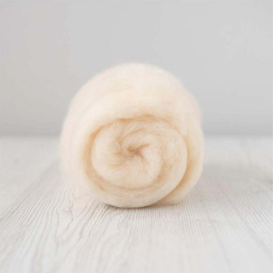 Skin Tone Peach Merino Wool for Needle Felting – Extra Fine 19 Micron | DHG Acacia | Last Chance