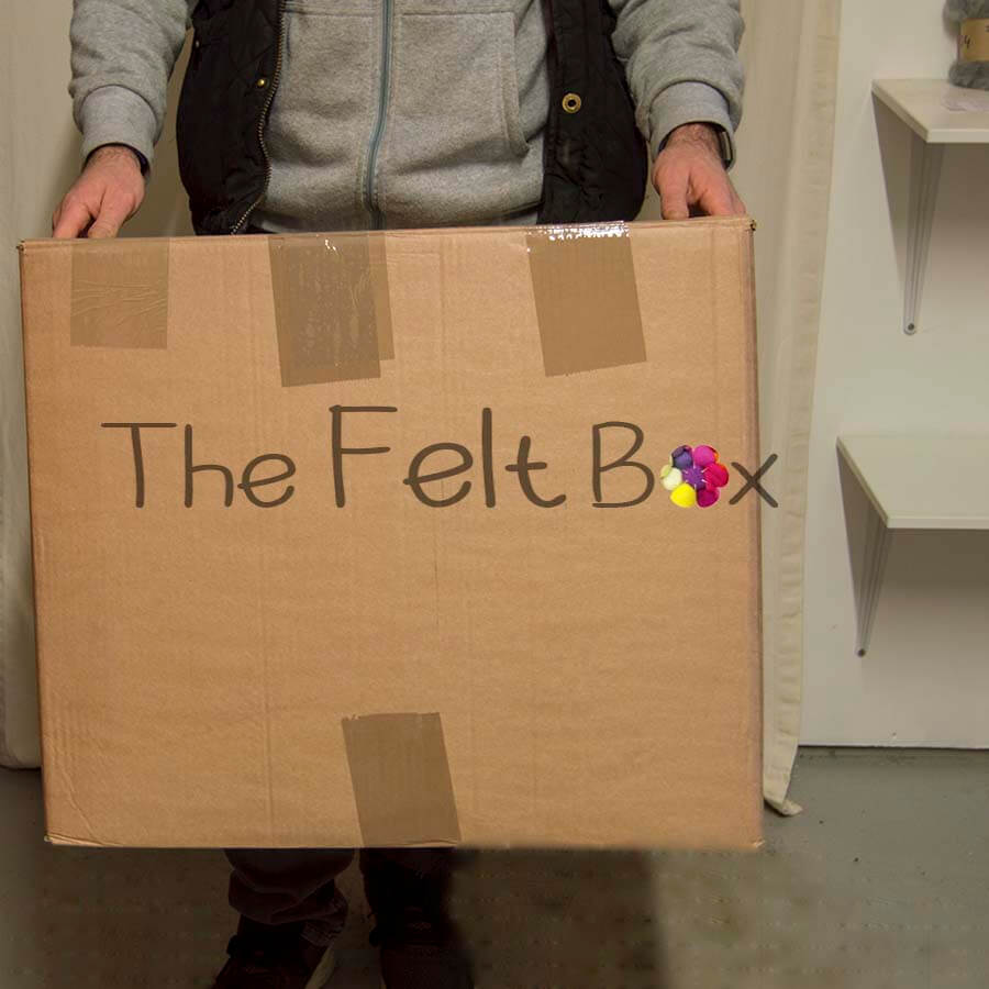 Carded Needle Felting Wool Bumper Bulk Workshop Starter TheFeltBox ® 105 Colours x 100g