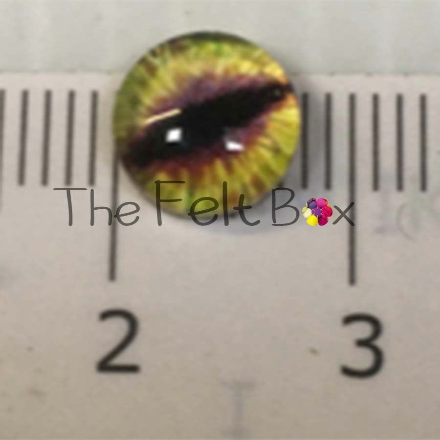 Eyes for Needle Felted Animals Acrylic Cat 6 or 8 mm