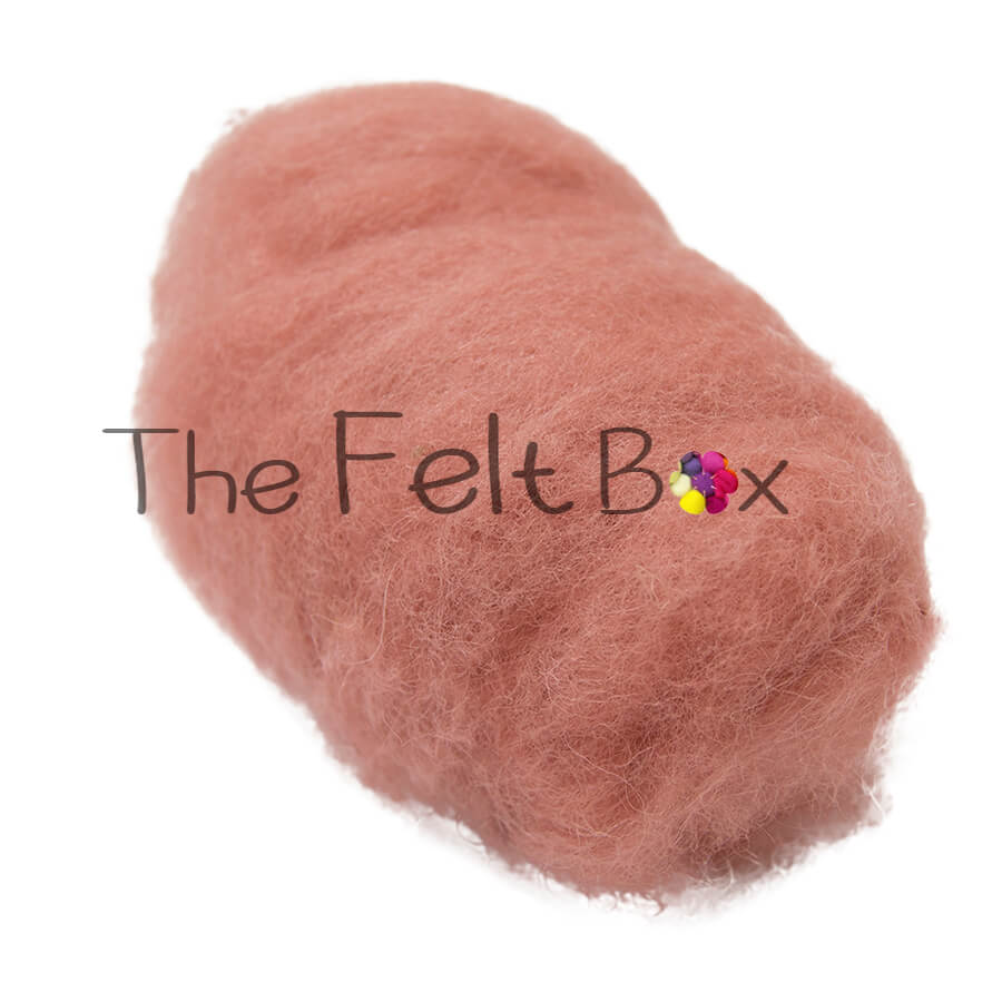 Carded NZ Wool For Needle Felting Batts - Blossom #105