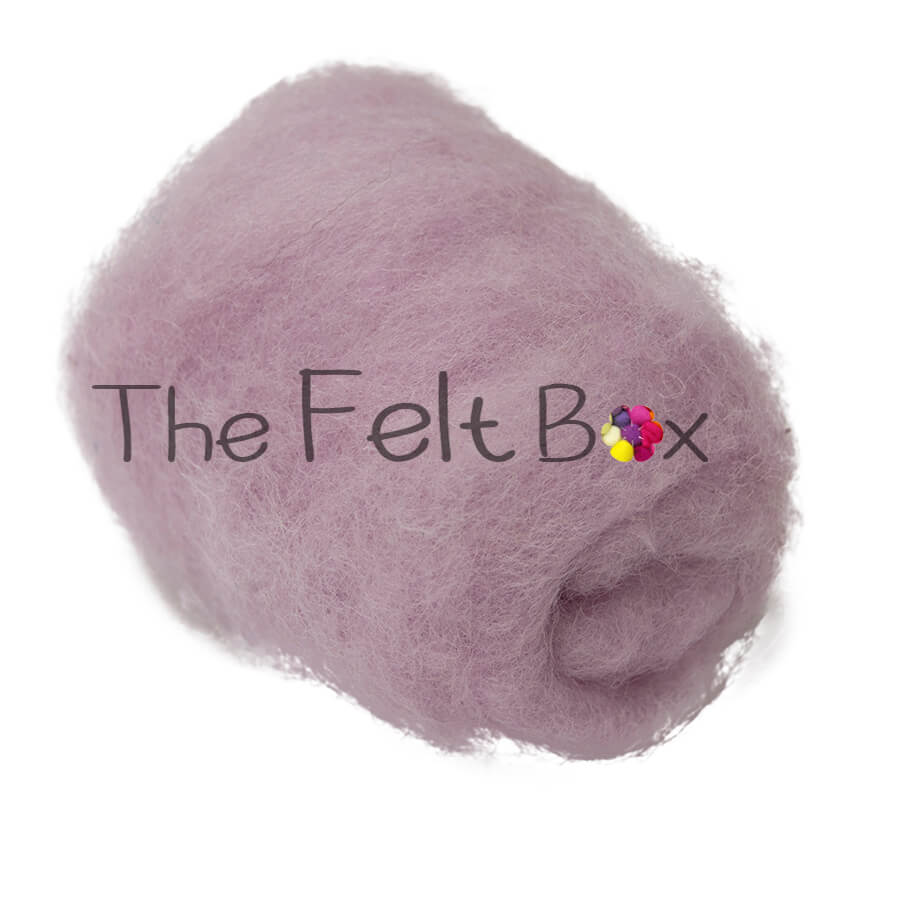 Carded NZ Wool For Needle Felting Batts - Wild Orchid  #61