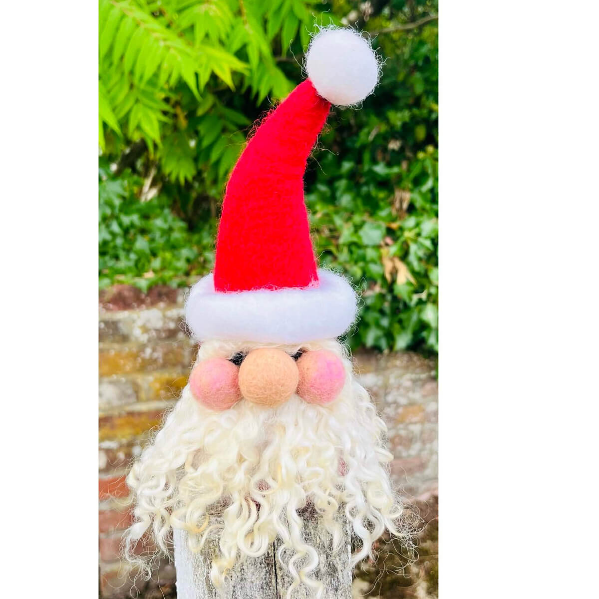 Needle Felting Santa Kit Beginners - Jolly Santa by Sarah Brown