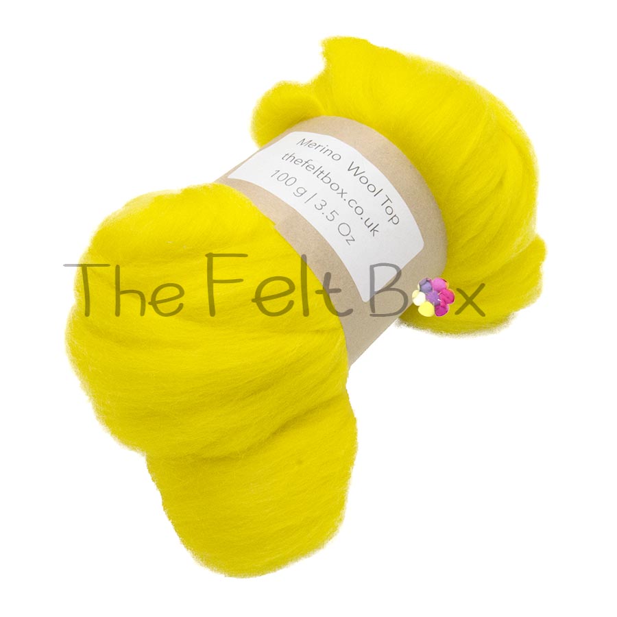Merino Roving Felting Wool Top 3D 2D Spinning Felting Fibre Many Colours