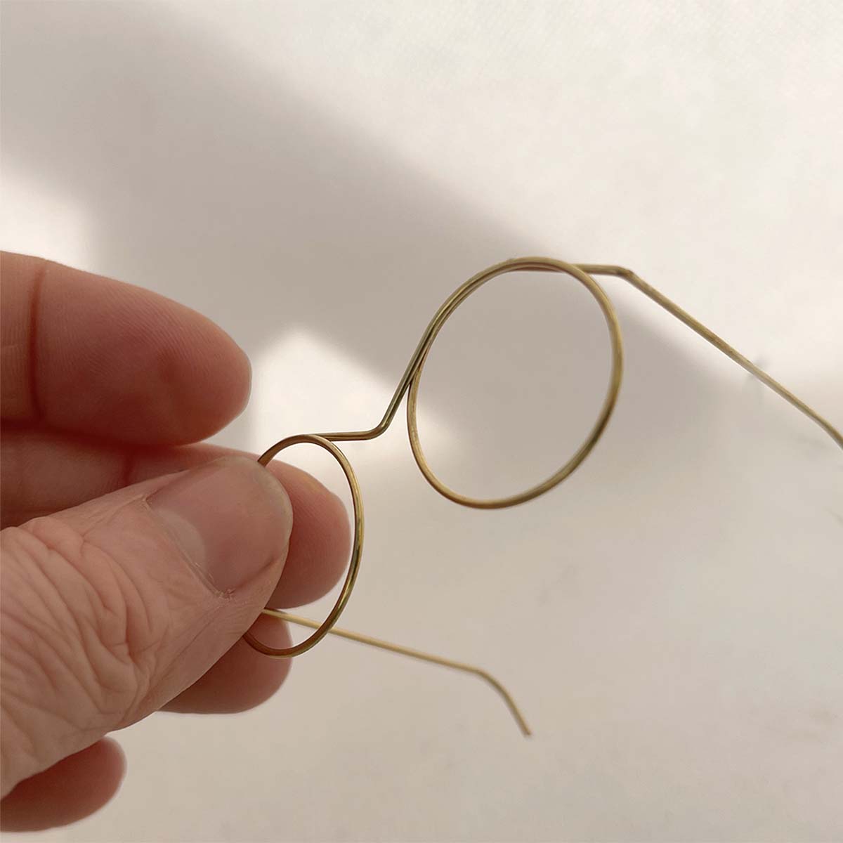 Spectacles Glasses for Needle Felted Animals W 56 40 32 mm