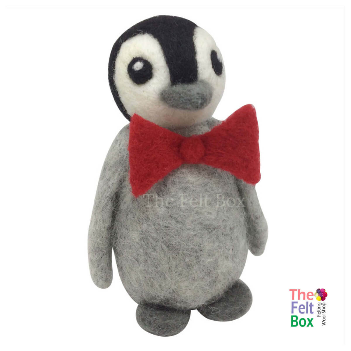Needle Felting Kit- Pip The Penguin by Sarah Brown. Makes Two.