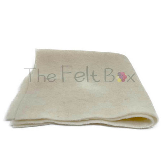 Prefelt Wool Felt Picture Backing Fabric Merino Natural Cream