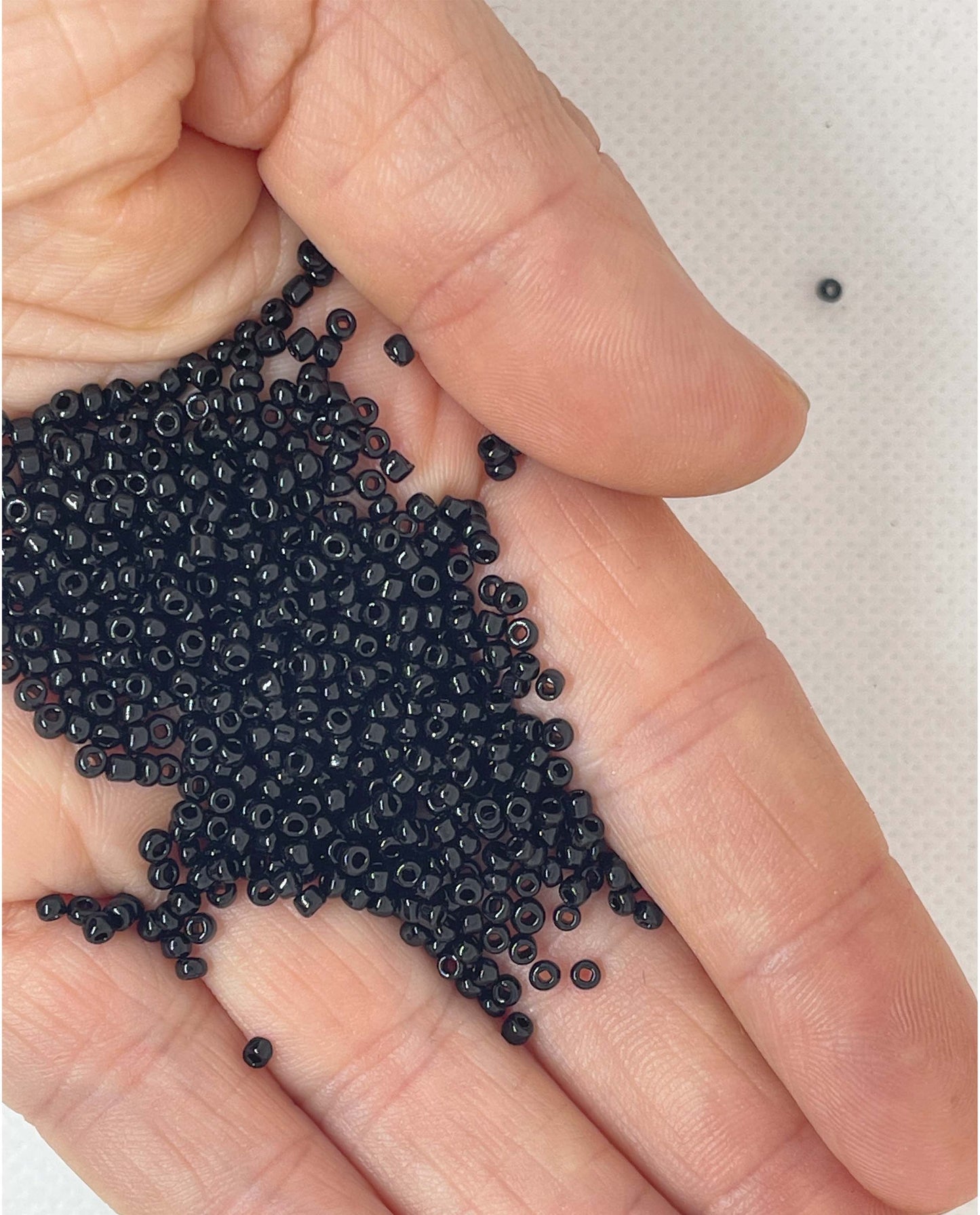 Black Seed Beads Eyes Nose Needle Felted Animals Small Black Eyes Sew on
