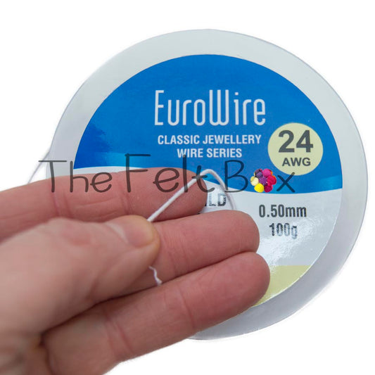 Armature Wire Cotton Covered Needle Felting Copper Craft Model Wire 0.5 mm 30m