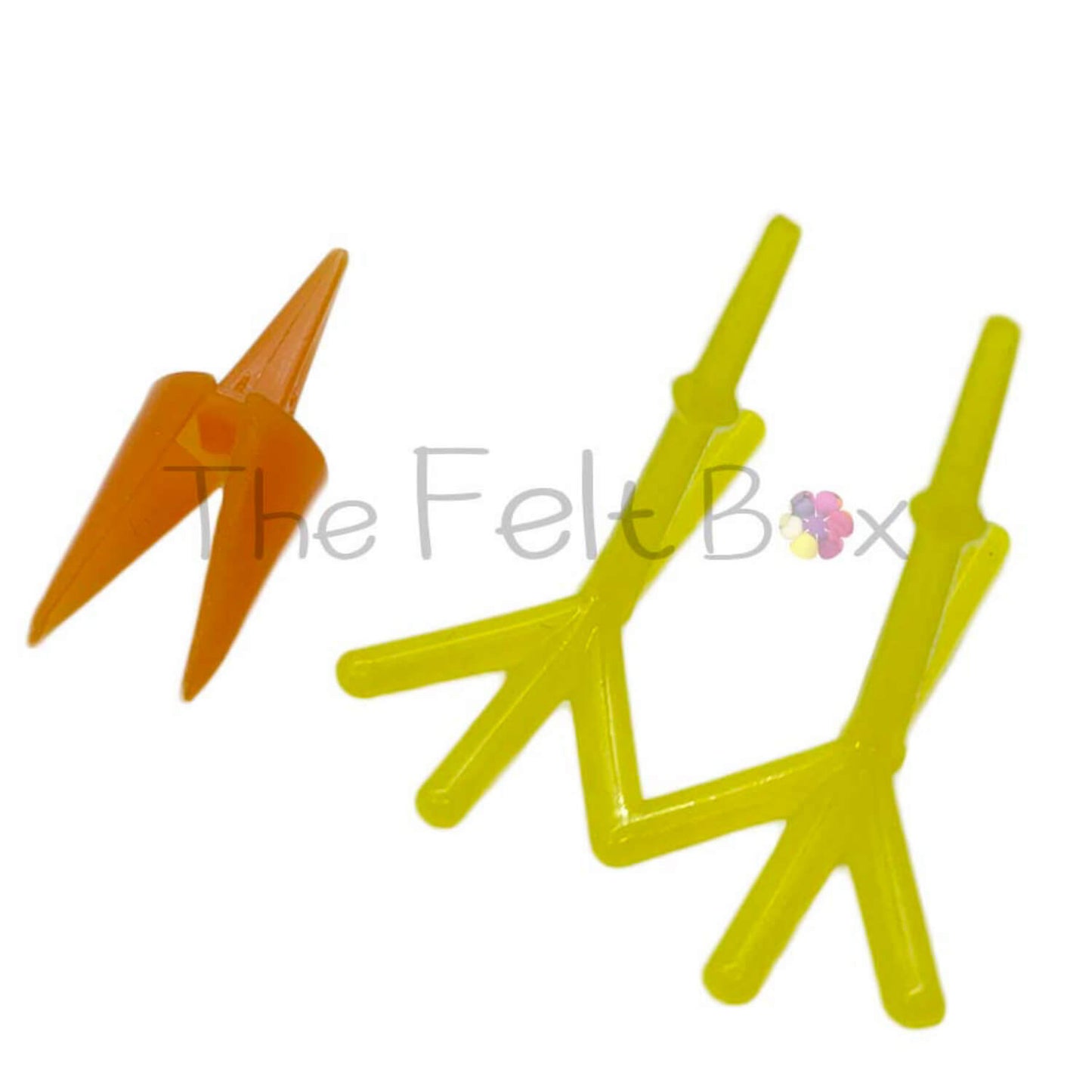 Birds Beak & Legs Set For Needle Felted Creations